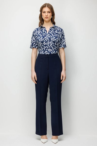 Ekol Yüksek Bel Bol Paça Pantolon