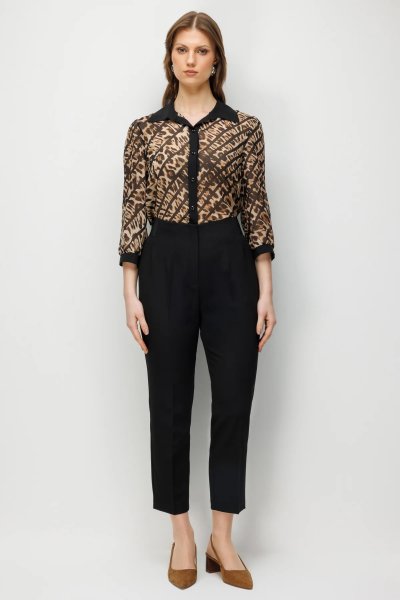 Ekol Beli Kalın Lastikli Dar Paça Pantolon