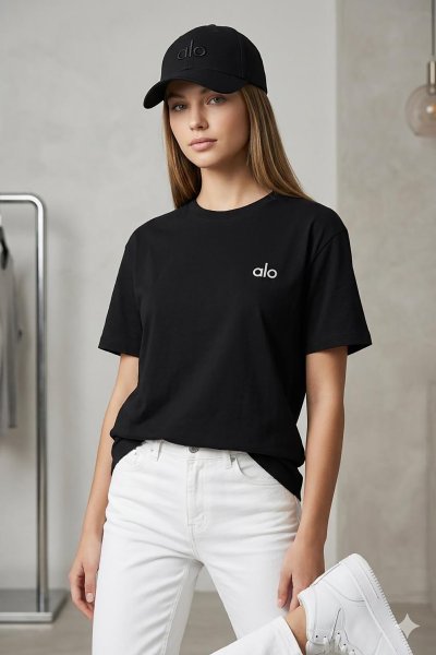 Alo Logo Detaylı  Basic Tişört