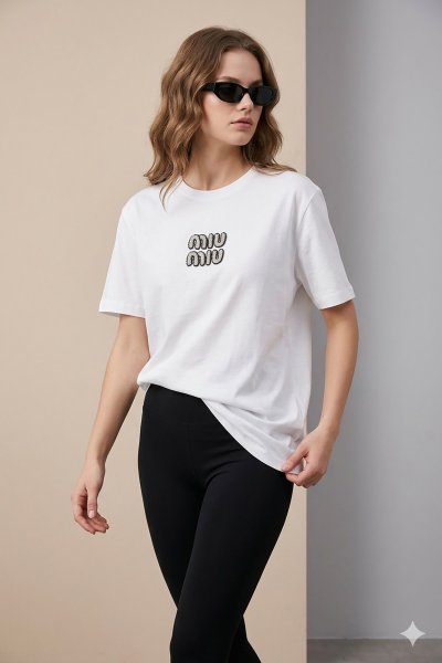 MIU Baskılı  Basic Tişört