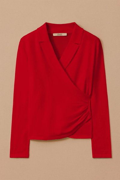 kruvaze drapeli triko bluz